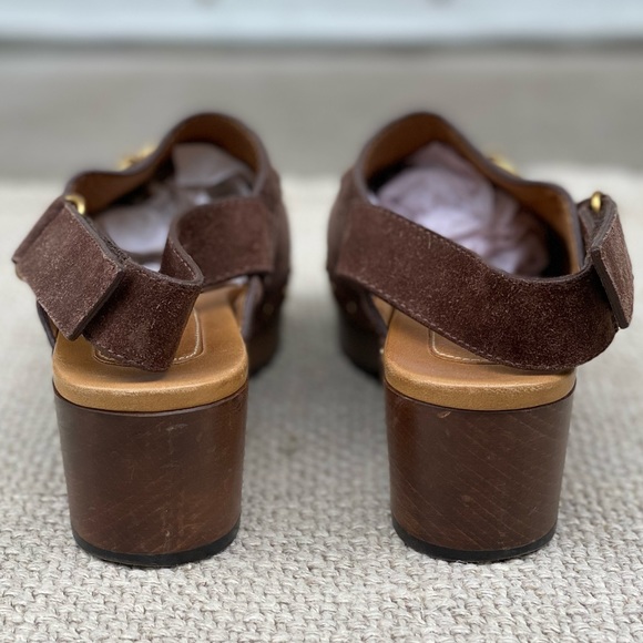Gucci Amstel Horsebit brown suede Clogs. EUC. Size EU 36. Comes with box. - Picture 8 of 16